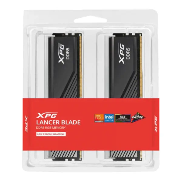 RAM ADATA XPG LANCER BLADE RGB 32GB (16GBx2) 6000MHZ DDR5 (AX5U6000C3016G-DTLABRBK)