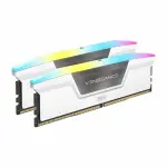 RAM D5 CORSAIR VENGEANCE RGB WHITE 64GB 5600MHZ DDR5 (2X32GB) CMH64GX5M2B5600C40W