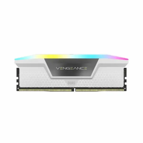 RAM D5 CORSAIR VENGEANCE RGB WHITE 64GB 5600MHZ DDR5 (2X32GB) CMH64GX5M2B5600C40W