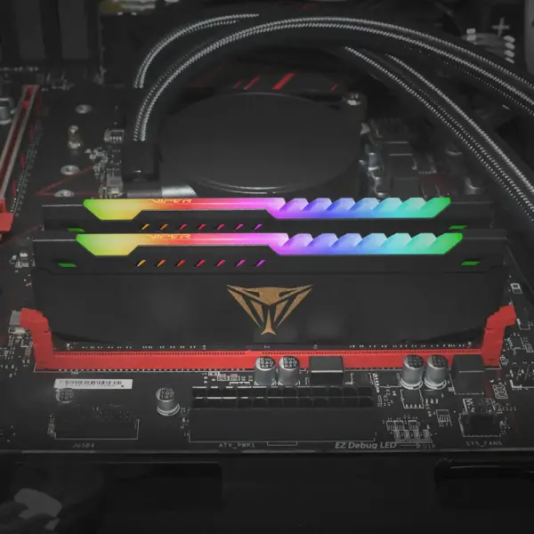 Ram Patriot Viper Steel RGB 16GB (2x8GB) DDR4 3200Mhz - PVSR416G320C6K