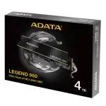 SSD ADATA LEGEND 960 4TB PCIe Gen4 x4 M.2 2280 (ALEG-960-4TCS)