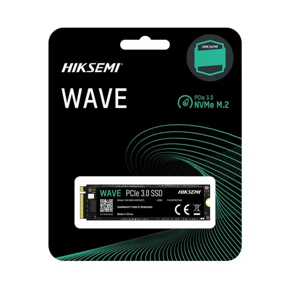 SSD HIKSEMI WAVE 512GB M.2 2280 PCIe 3.0x4 (Đọc 2500MB/s, Ghi 1025MB/s) - (HS-SSD-WAVE(P) 512G)