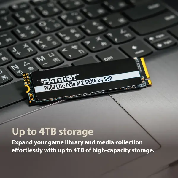 SSD PATRIOT P400 Lite 2TB M.2 PCIE GEN4 X4 NVME P400LP2KGM28H