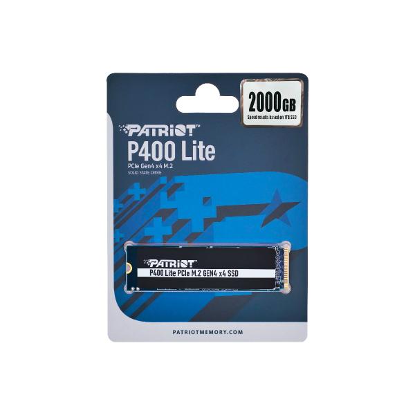 SSD PATRIOT P400 Lite 2TB M.2 PCIE GEN4 X4 NVME P400LP2KGM28H