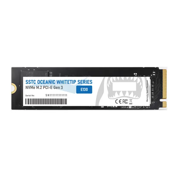 SSD SSTC Oceanic Whitetip E130 512GB M.2 NVMe PCIe Gen 3x4