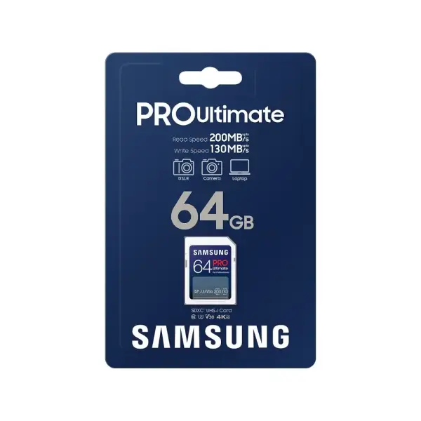 THẺ NHỚ SDXC SAMSUNG PRO ULTIMATE UHS-I 64GB MB-SY64S/WW