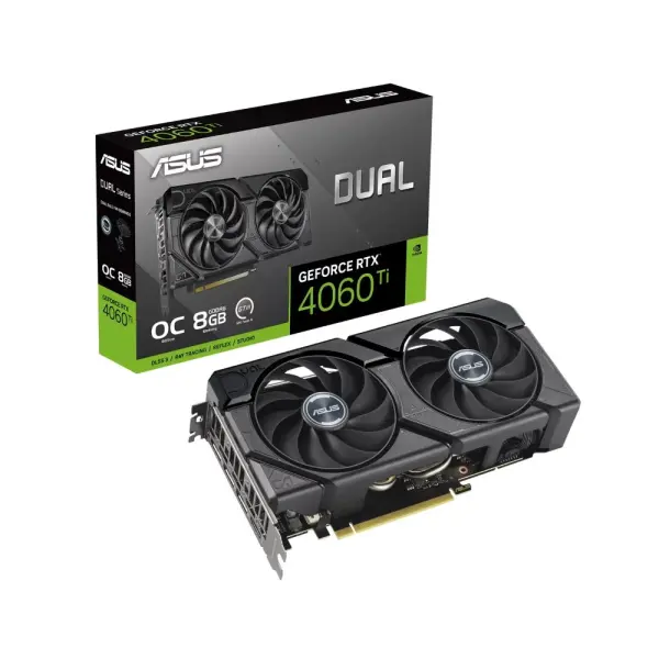 VGA ASUS DUAL GEFORCE RTX 4060 TI EVO OC EDITION 8GB GDDR6 (DUAL-RTX4060TI-O8G-EVO)