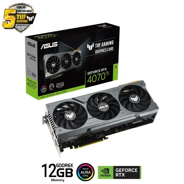 VGA ASUS TUF GAMING GEFORCE RTX 4070 TI 12GB GDDR6X ( TUF-RTX4070TI-12G-GAMING)