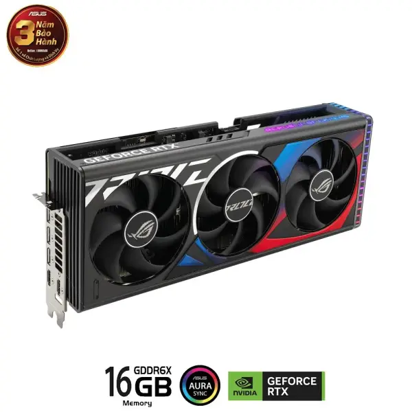 CARD MÀN HÌNH VGA ASUS ROG STRIX RTX 4080 SUPER 16GB GAMING (ROG-STRIX-RTX4080S-16G-GAMING)
