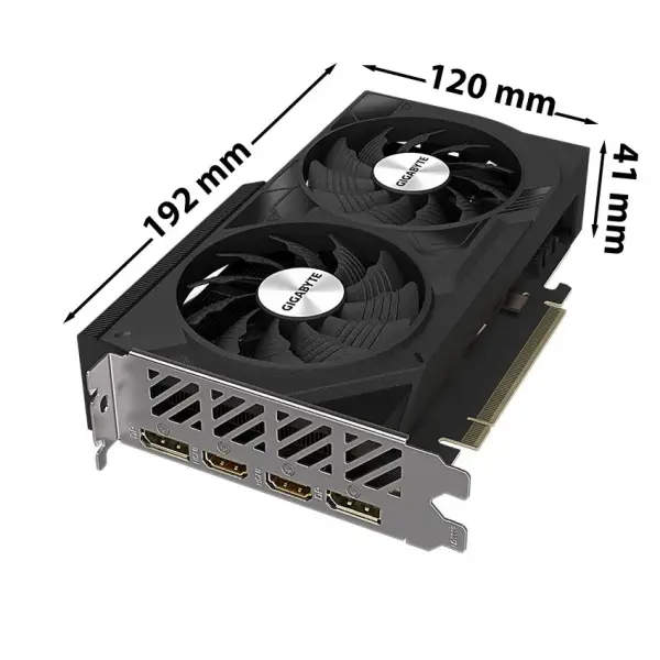 VGA Gigabyte GeForce RTX 4060 WINDFORCE OC 8G GDDR6 GV-N4060WF2OC-8GD
