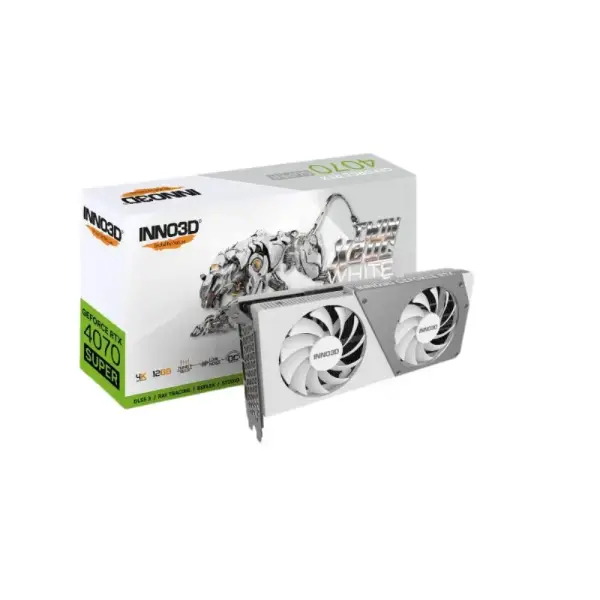 Card Màn Hình INNO3D RTX 4070 SUPER TWIN X2 OC White/Black