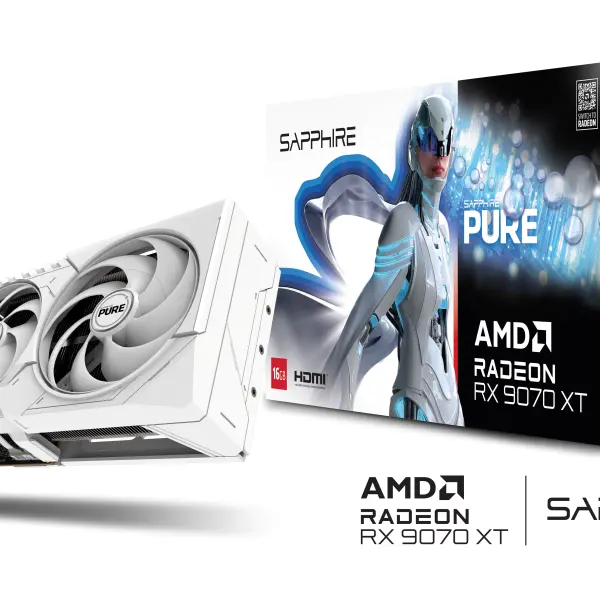 Card màn hình SAPPHIRE PURE AMD RADEON RX 9070 XT GAMING OC 16GB (11348-02-20G)
