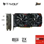 CARD MÀN HÌNH VGA T-WOLF RX580 8GB GDDR5